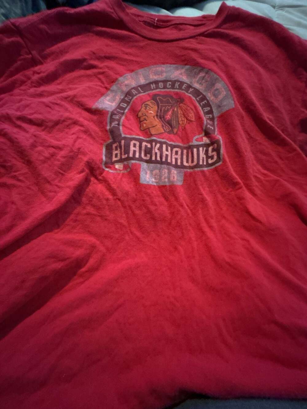 Wright & Ditson Chicago Blackhawks NHL T-Shirt Size XL